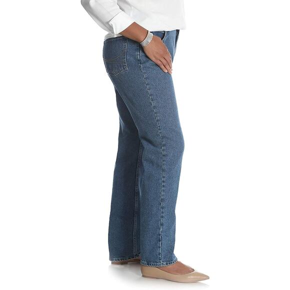 NWT Riders by Lee Indigo Women's Plus Size Camden  Fit 5 Pocket Jean,26W - Picture 2 of 5